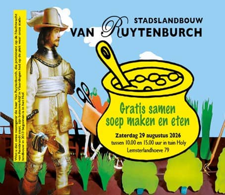 Gratis soep tuin Holy